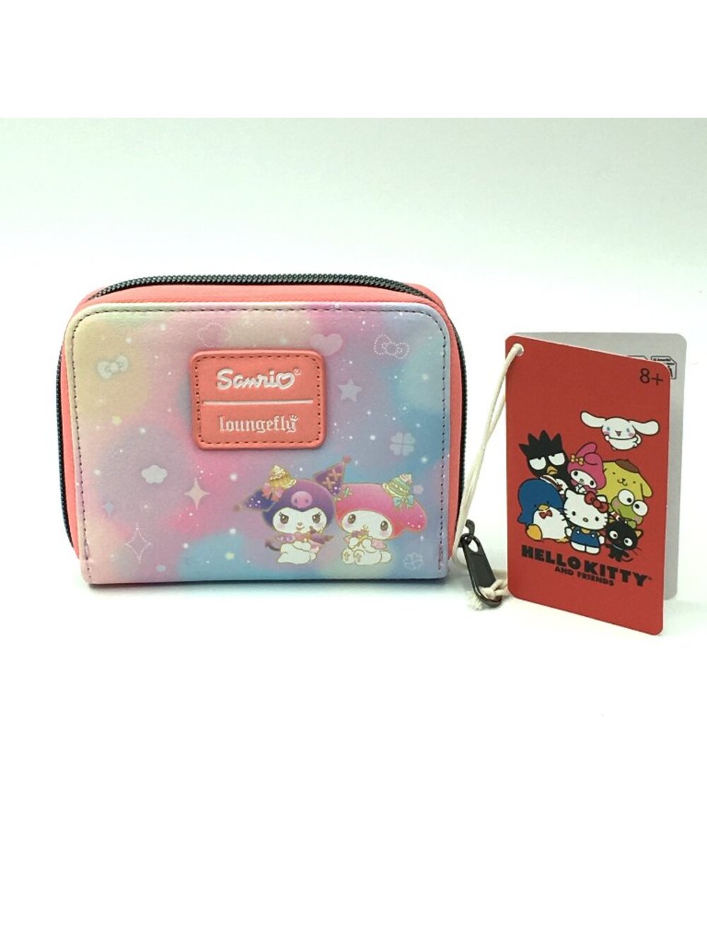 Loungefly Sanrio Hello Kitty & Tiny Chum Whimsical Sweets Mini Zipper Wallet NWT